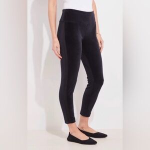 🆕 Vineyard Vines Cord Velvet Leggings Sizes S & XS Jet Black NWT